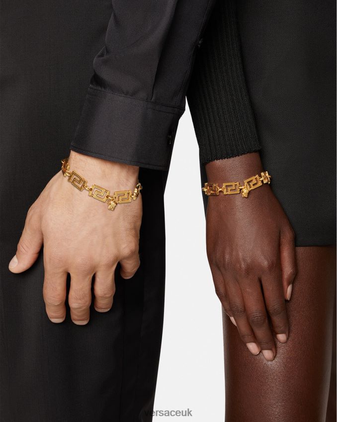 Women Versace Greca Bracelet 6D2D06759 Warm Gold Accessories