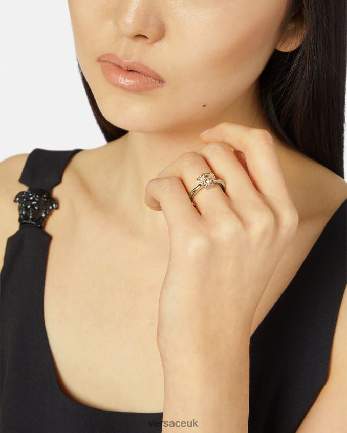 Women Versace La Medusa Ring 6D2D06780 Gold Accessories