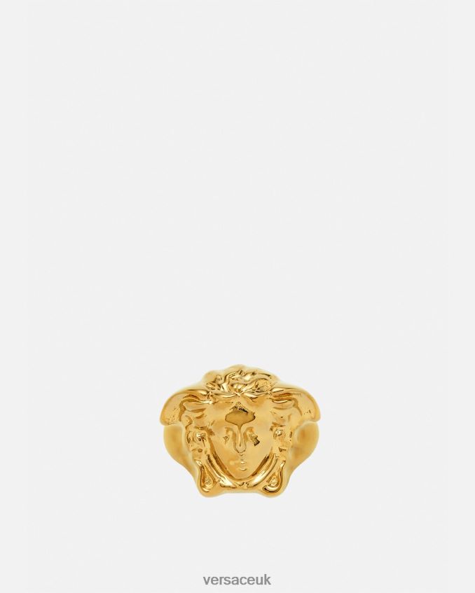 Women Versace La Medusa Ring 6D2D06781 Gold Accessories