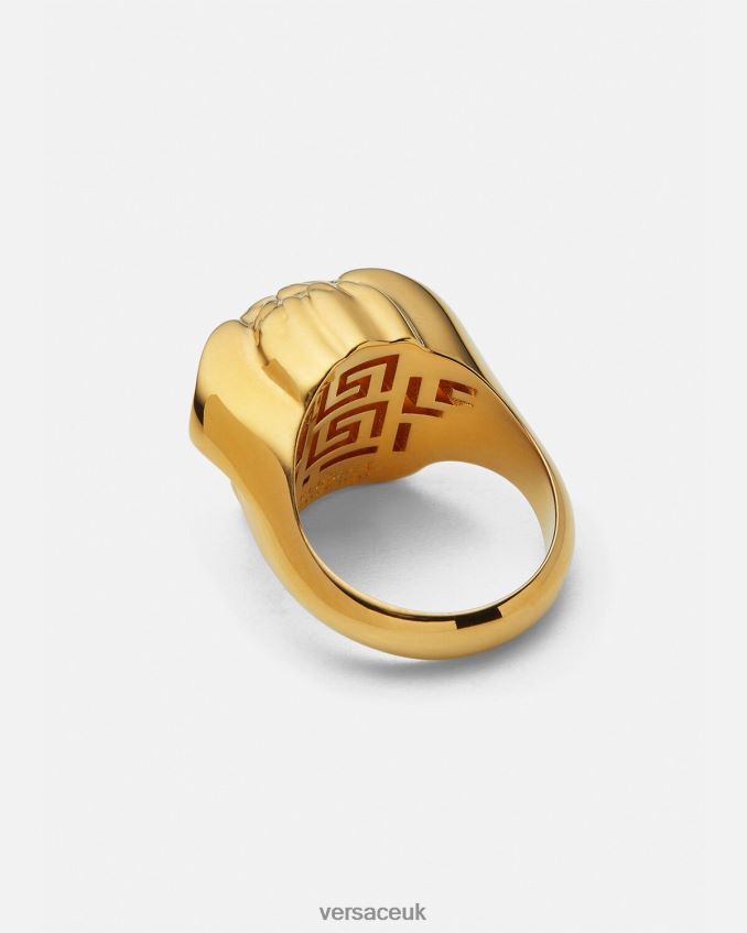 Women Versace La Medusa Ring 6D2D06781 Gold Accessories