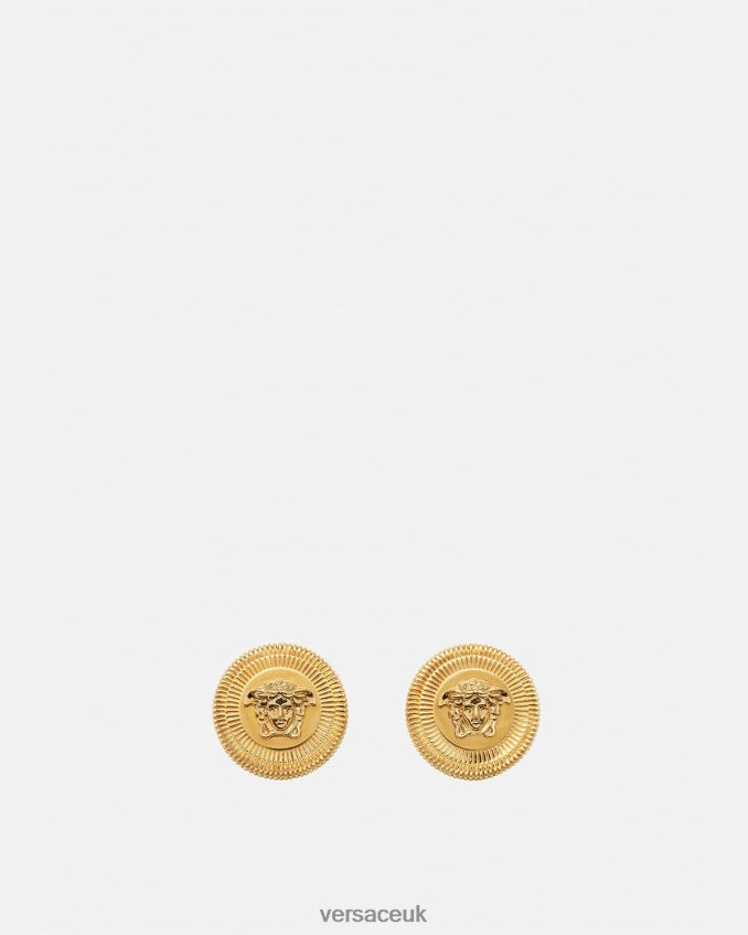 Women Versace Medusa Biggie Earrings 6D2D06845 Gold Accessories