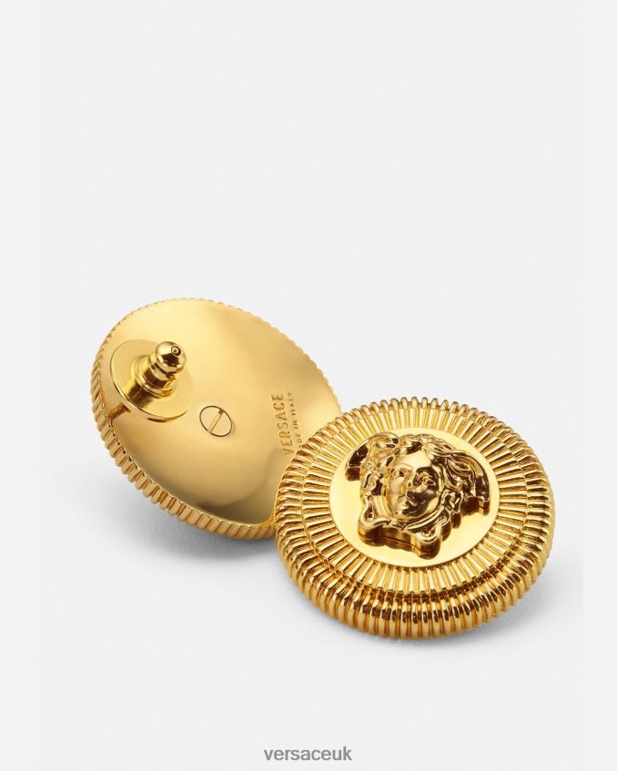 Women Versace Medusa Biggie Earrings 6D2D06845 Gold Accessories
