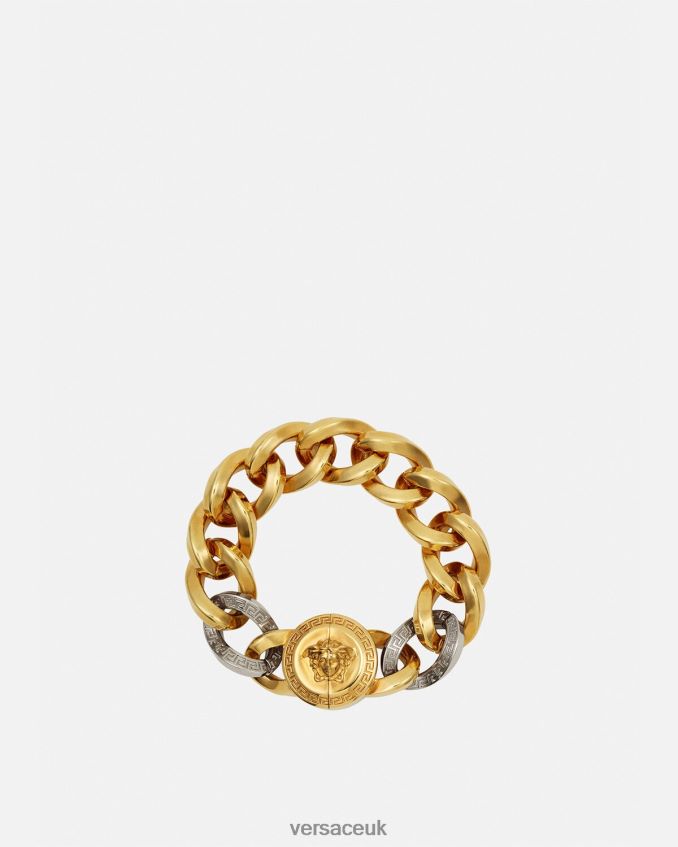 Women Versace Medusa Chain Bracelet 6D2D06787 Gold Accessories