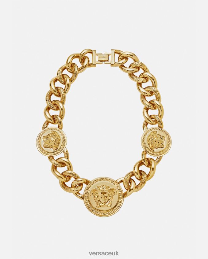 Women Versace Medusa Chain Necklace 6D2D06784 Gold Accessories