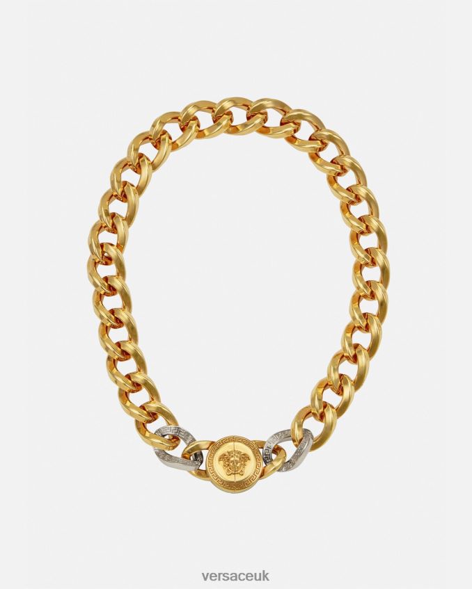 Women Versace Medusa Chain Necklace 6D2D06785 Gold Accessories