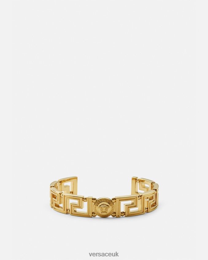 Women Versace Medusa Greca Cuff Bracelet 6D2D06757 Gold Accessories