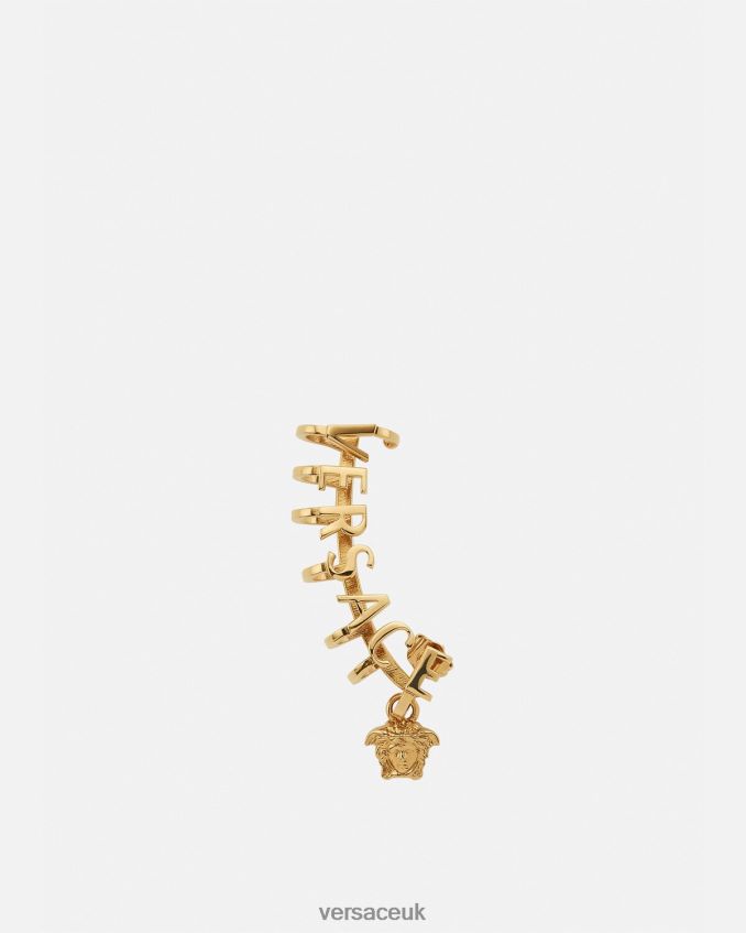 Women Versace Medusa Logo Ear Cuff 6D2D06802 Gold Accessories