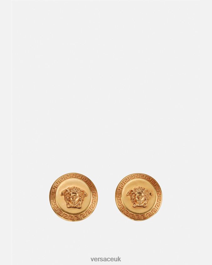Women Versace Tribute Medusa Stud Earrings 6D2D06794 Tribute Gold Accessories