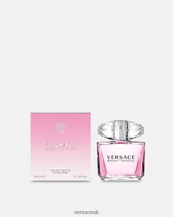 Women Versace Bright Crystal EDT 200 ml 6D2D061007 Pink Accessories