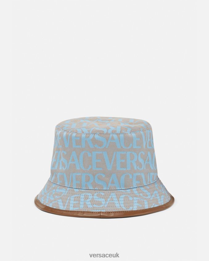 Women Versace Allover Bucket Hat 6D2D06869 One Color Accessories