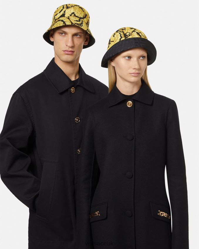 Women Versace Barocco Bucket Hat 6D2D06873 Print Accessories