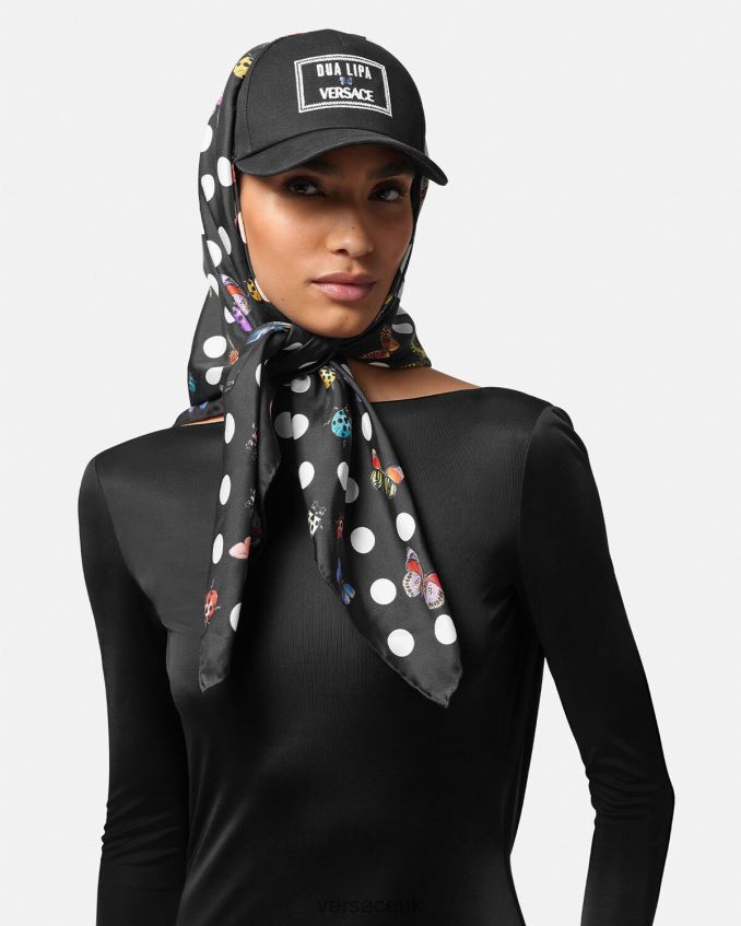 Women Versace Butterflies Foulard Baseball Cap 6D2D06859 Print Accessories