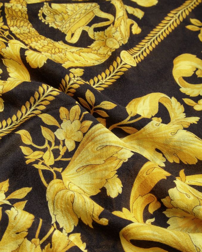 Women Versace Barocco Cashmere Blend Shawl 6D2D06900 Print Accessories