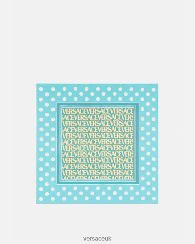 Women Versace Allover Silk Foulard 6D2D06884 Print Accessories