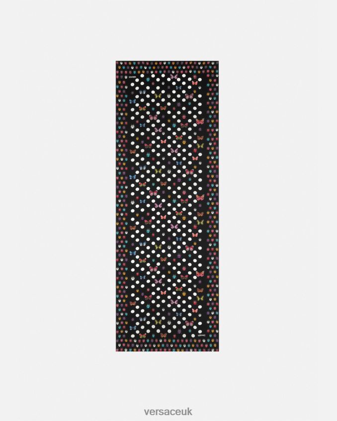 Women Versace Butterflies Silk Shawl 6D2D06864 Print Accessories