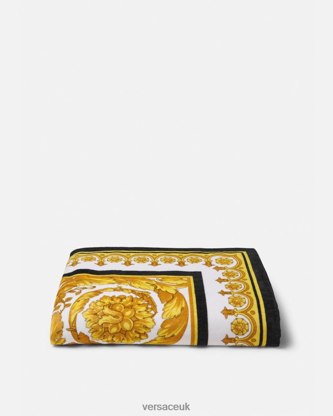 Women Versace Crete de Fleur Beach Towel 6D2D061203 Print Underwear & Beachwear
