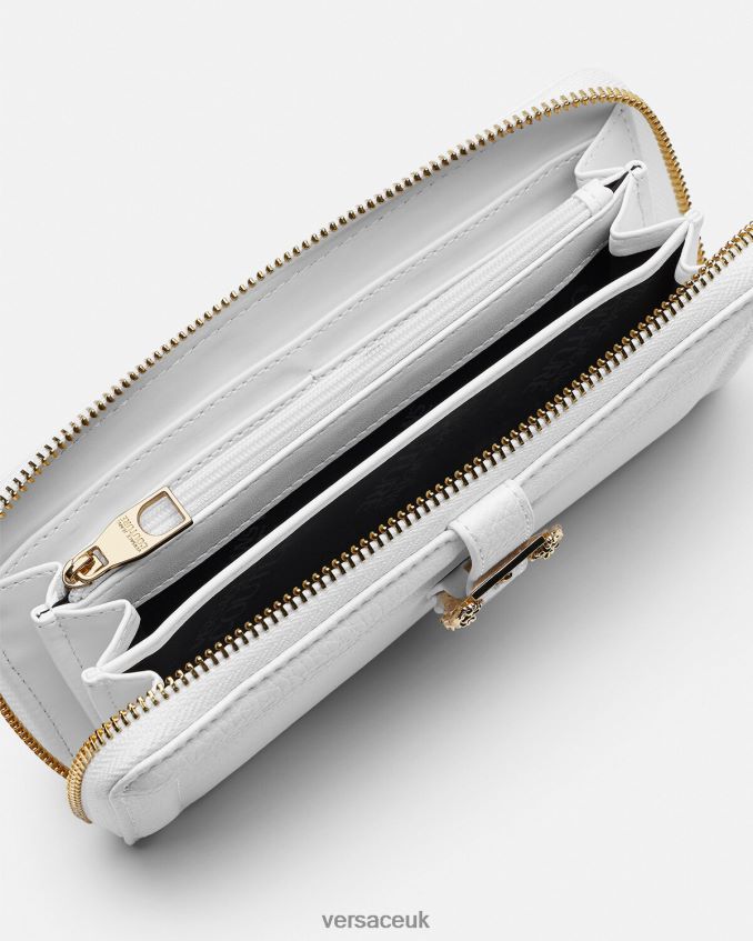Women Versace Couture1 Continental Wallet 6D2D062319 White Accessories