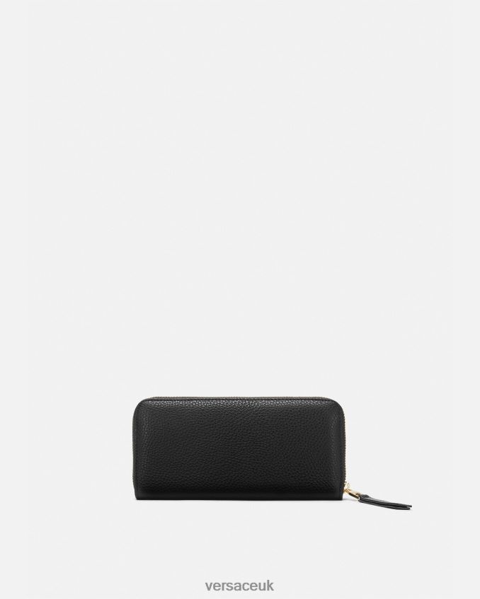 Women Versace Couture1 Continental Wallet 6D2D062320 Black Accessories