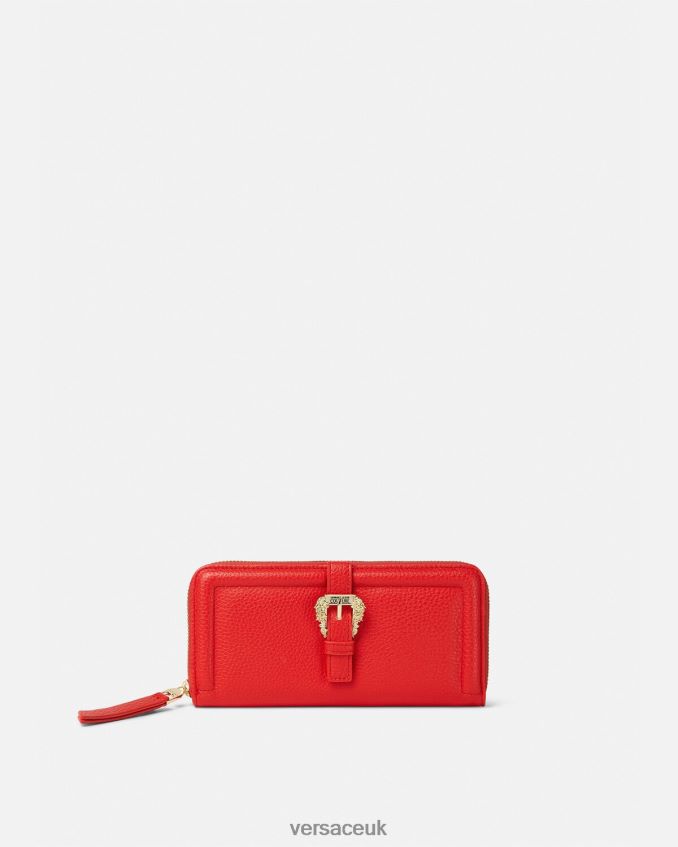 Women Versace Couture1 Continental Wallet 6D2D062345 Orange Accessories