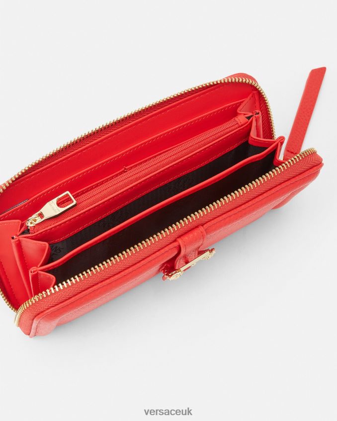 Women Versace Couture1 Continental Wallet 6D2D062345 Orange Accessories