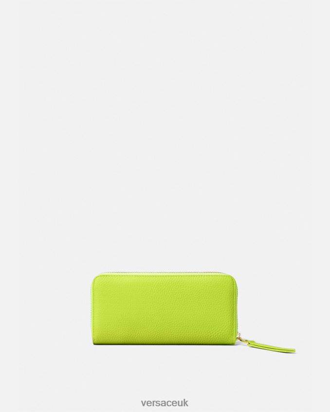 Women Versace Couture1 Continental Wallet 6D2D062346 Lime Accessories