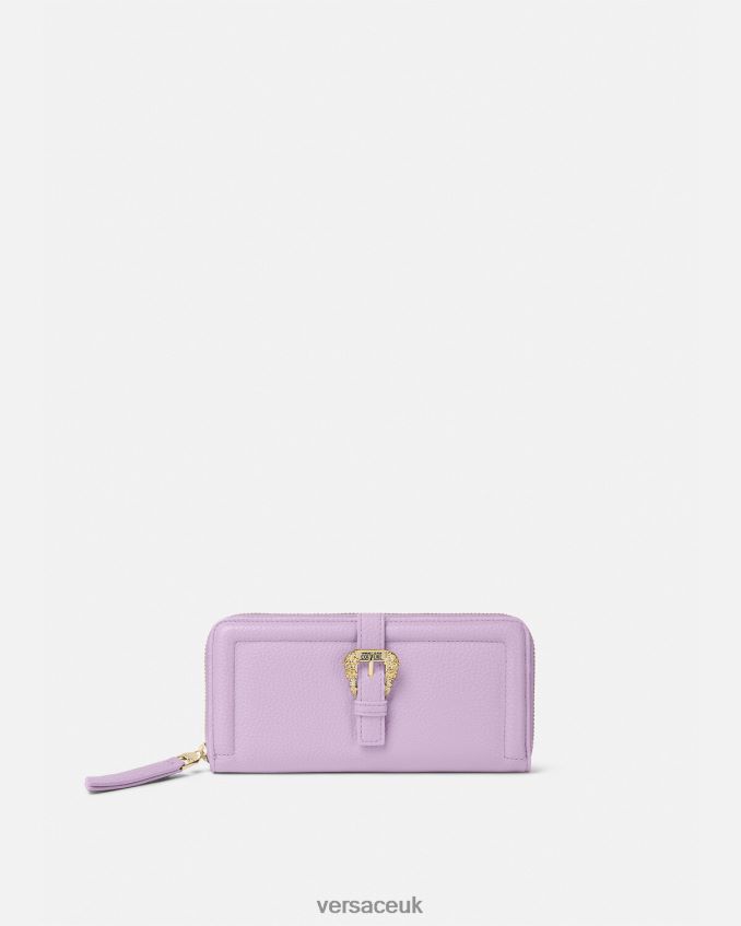 Women Versace Couture1 Continental Wallet 6D2D062347 Lilac Accessories