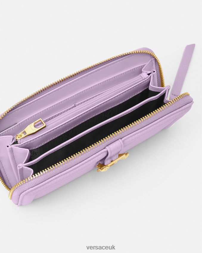 Women Versace Couture1 Continental Wallet 6D2D062347 Lilac Accessories