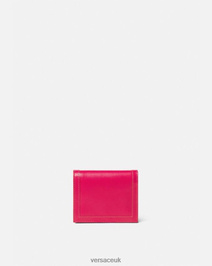 Women Versace Greca Goddess Bifold Wallet 6D2D06560 Pink Accessories