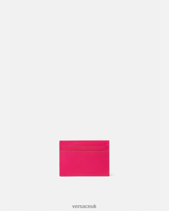 Women Versace Greca Goddess Card Holder 6D2D06561 Pink Accessories