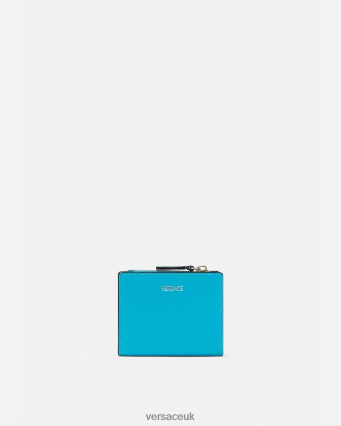 Women Versace La Medusa Wallet 6D2D06569 Turquoise Accessories