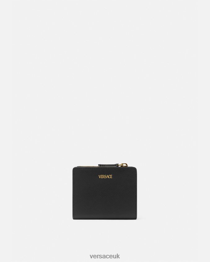 Women Versace La Medusa Wallet 6D2D06575 Black Accessories