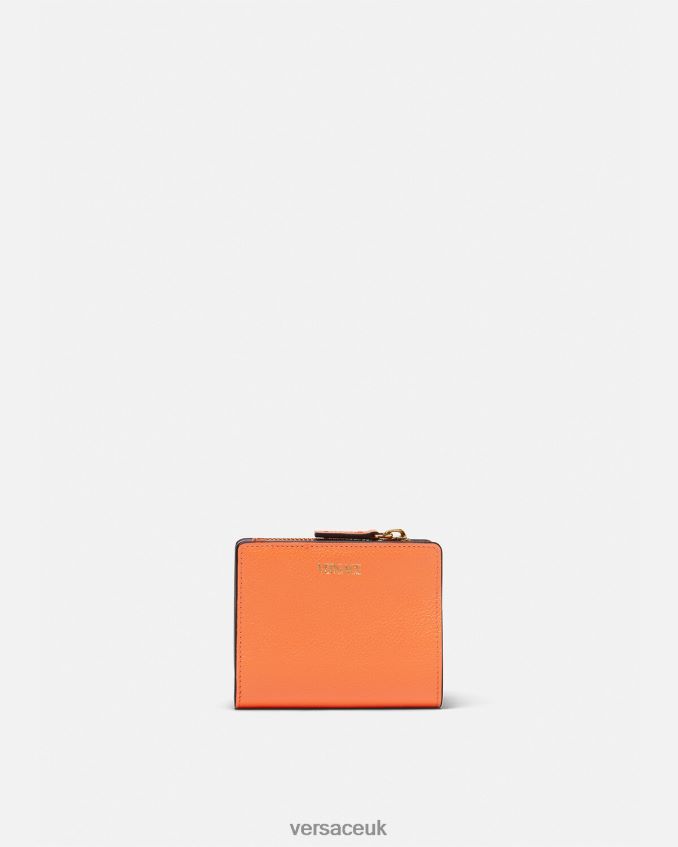 Women Versace La Medusa Wallet 6D2D06582 Orange Accessories