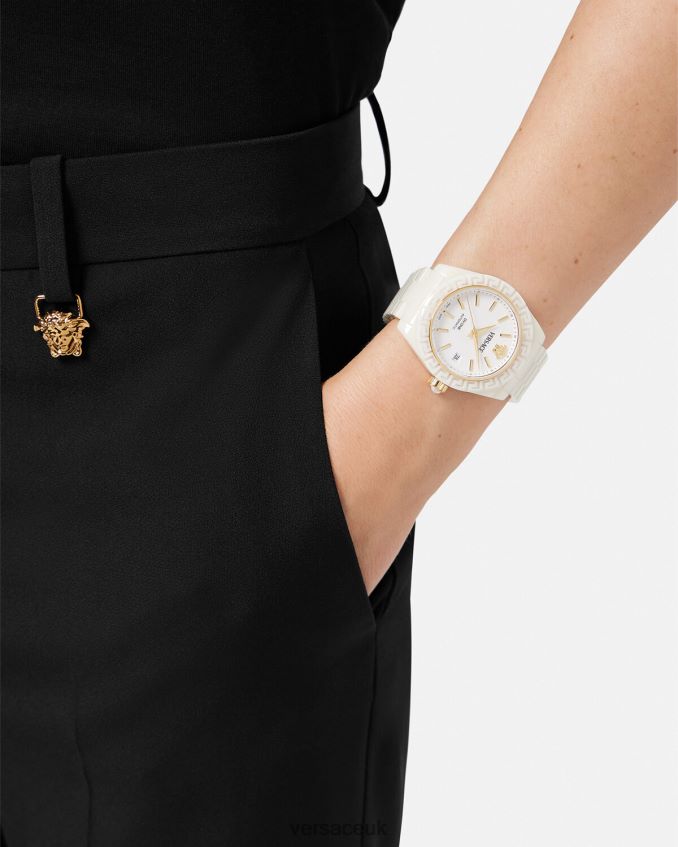 Women Versace DV One Automatic Watch 6D2D06936 Pnul Accessories