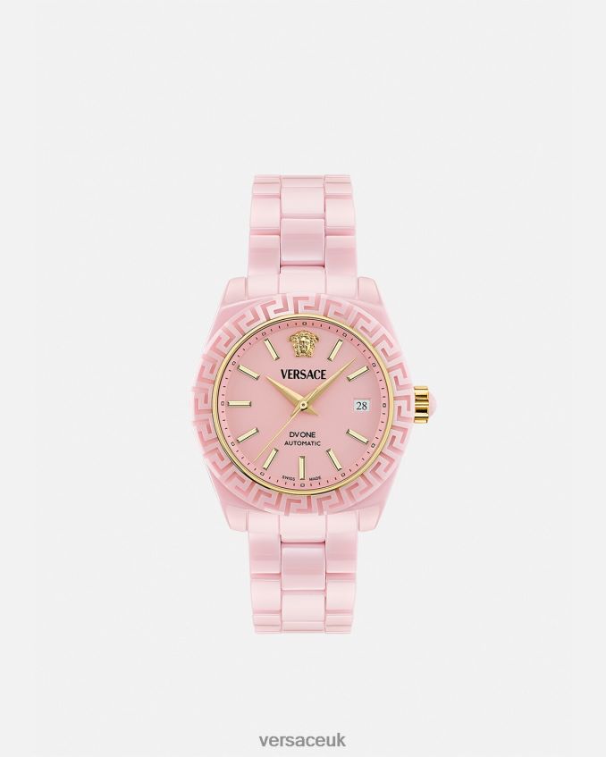 Women Versace DV One Automatic Watch 6D2D06937 Pnul Accessories