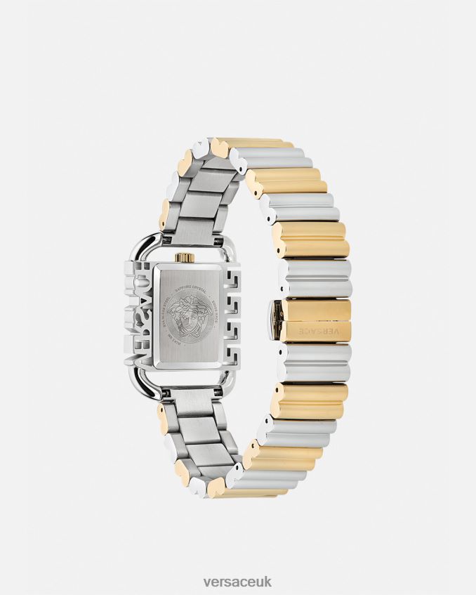 Women Versace Flair Watch 6D2D06997 Gold & Silver Accessories