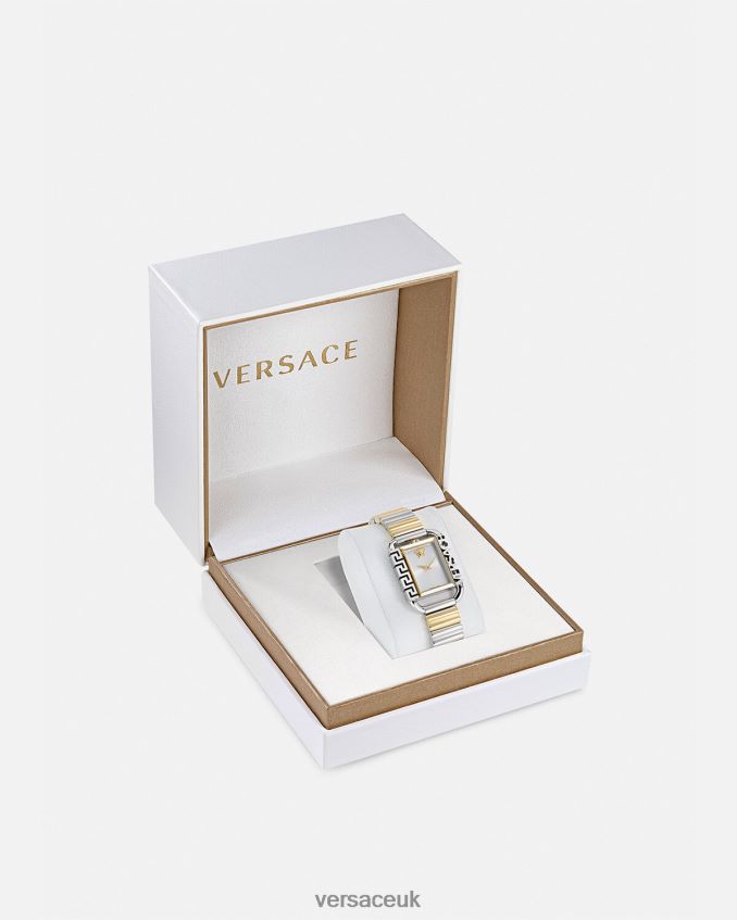 Women Versace Flair Watch 6D2D06997 Gold & Silver Accessories