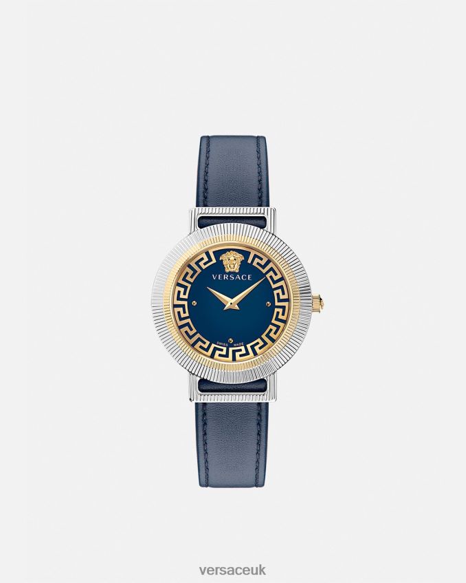 Women Versace Greca Chic Watch 6D2D06961 Blue Accessories