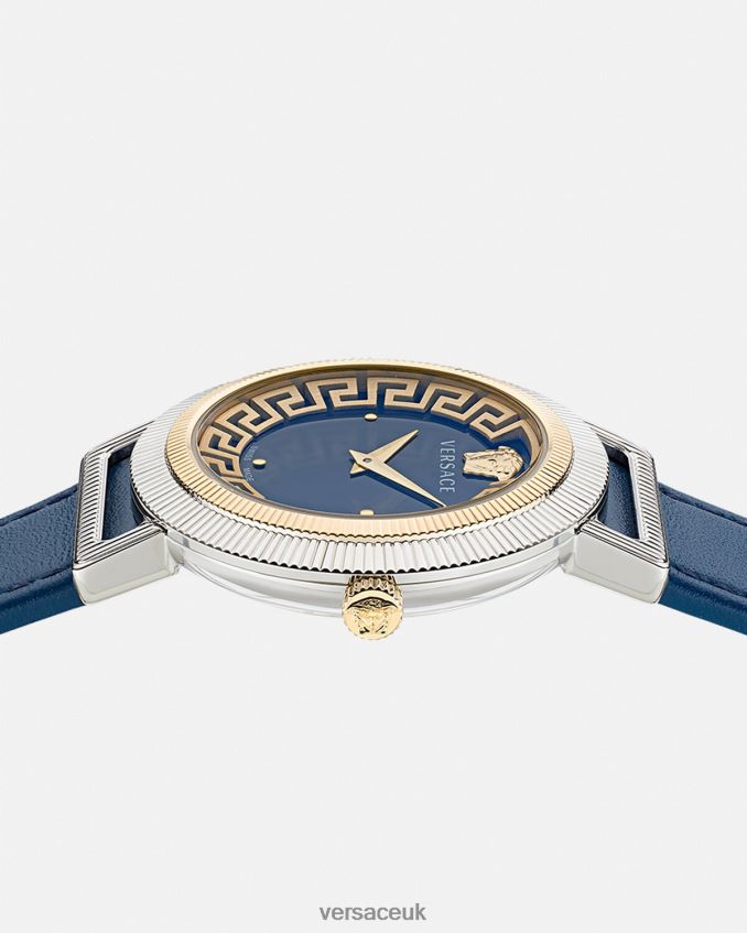 Women Versace Greca Chic Watch 6D2D06961 Blue Accessories