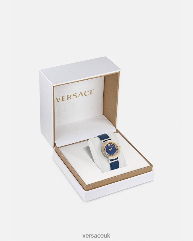 Women Versace Greca Chic Watch 6D2D06961 Blue Accessories