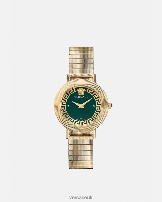 Women Versace Greca Chic Watch 6D2D06972 Gold Accessories