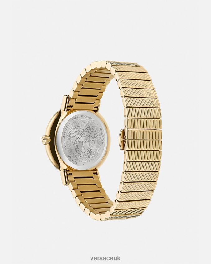 Women Versace Greca Chic Watch 6D2D06972 Gold Accessories