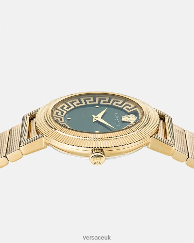Women Versace Greca Chic Watch 6D2D06972 Gold Accessories