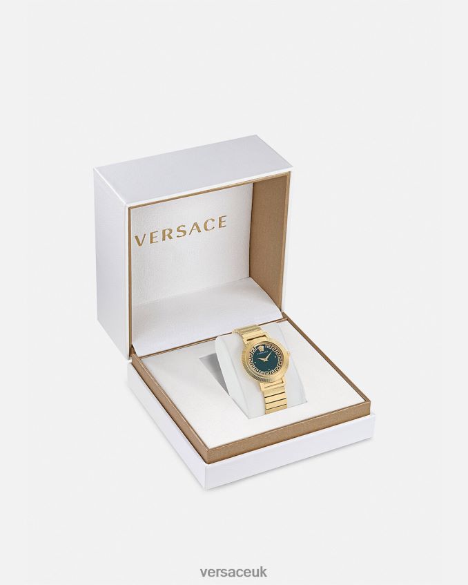 Women Versace Greca Chic Watch 6D2D06972 Gold Accessories