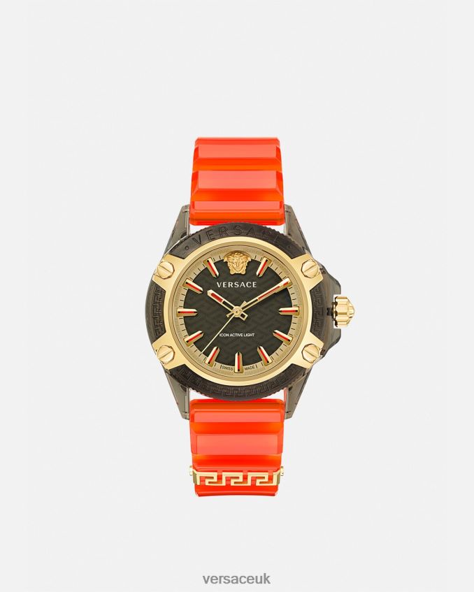 Women Versace Icon Active Indiglo Watch 6D2D06941 Pnul Accessories