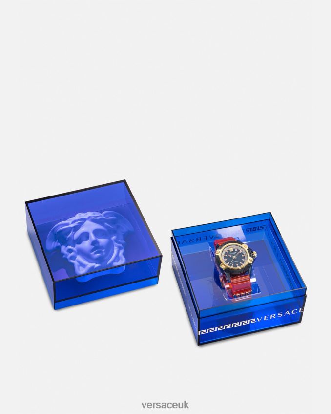 Women Versace Icon Active Indiglo Watch 6D2D06941 Pnul Accessories