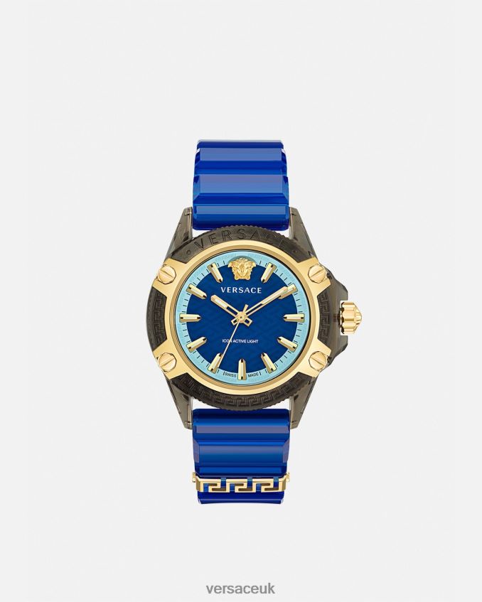 Women Versace Icon Active Indiglo Watch 6D2D06942 Pnul Accessories