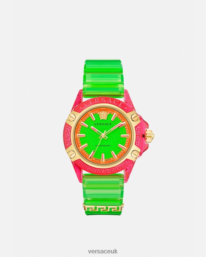Women Versace Icon Active Indiglo Watch 6D2D06943 Pnul Accessories