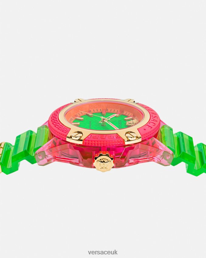 Women Versace Icon Active Indiglo Watch 6D2D06943 Pnul Accessories