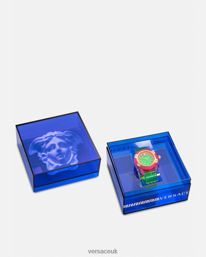 Women Versace Icon Active Indiglo Watch 6D2D06943 Pnul Accessories
