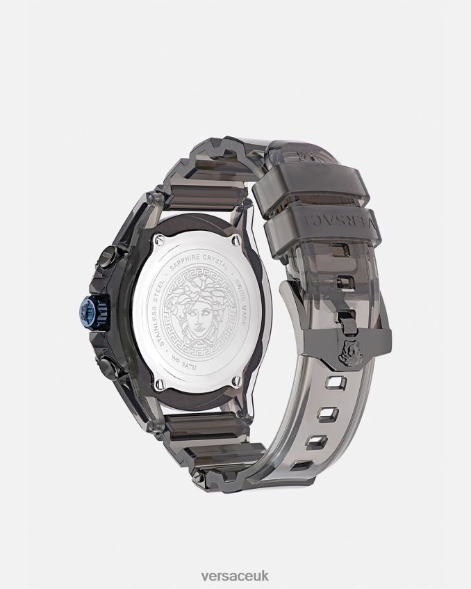 Women Versace Icon Active Watch 6D2D06977 Gray Accessories
